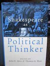 Shakespeare As Political Thinker - Hardcover, by Alvis John; West - Very Good picture