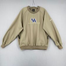 Vintage Kentucky Wildcats Windshirt Pullover Mens Medium Beige Nike Golf 90s * picture