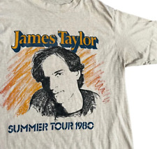 Vtg James Taylor  Tour Heavy Cotton White All Size Unisex Tee Shirt AP209 picture