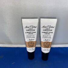 {C7} 2x The Balm COSMETICS Anne T. Dotes liquid concealer #26, NEW 0.16 oz tube picture
