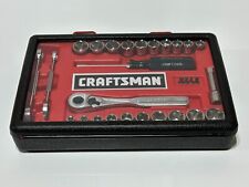 Craftsman Tools USA 33429 NEW NOS 29pc 3/8” Drive SAE Metric Socket Mechanic Set picture