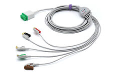 GE Marquette Dash PRO Tram 11 Pin 5 Leads Grabber ECG Cable - Same Day Shipping picture
