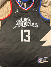 Paul George - Retro Vintage Clippers Basketball Jersey - Black Replica NEW picture