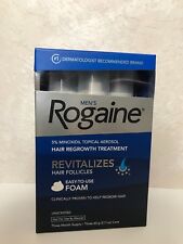 Men's Rogaine 5% Minoxidil Hair Regrowth Treatment Foam - 3 Months Supply - NEW picture
