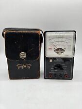 Rare Vintage Eico Multimeter Model 526A Electronic  W/ Leather Triplet Case  picture