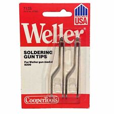 Weller Soldering Gun Replacement Tip Fits Model 8200 NOS Soldering Iron Tips picture