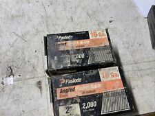 2 Boxes 2000 per 4000 Paslode  Angled Finish Nails Galvanized 2” x 16 Gauge picture