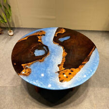 Blue Ocean Epoxy Table, Wooden Table, Epoxy Resin River Table, Cyber Monday Sale picture