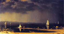 THUNDER STORM ON NARRAGANSETT BAY 1868 PAINTING BY MARTIN JOHNSON HEADE REPRO picture