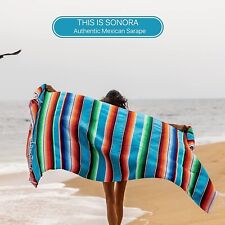  Authentic Large Mexican Blanket Sarape Serape 84 x 60 Inches summer beach picture