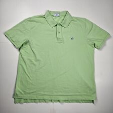 Southern Tide Polo Shirt Men's XL 42 Green Solid Skipjack Short Sleeve Fishing picture