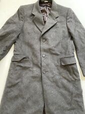 Vintage Sasson Collection Wool Cashmere Blend Coat Mens Classic Gray Size 42L picture