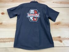 Surly Shirt Mens Large Gray Short Sleeve Beer Brewing Minnesota Shop Red Kap picture