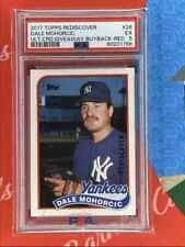 2017 Topps Rediscover Buyback Red SSP Dale Mohorcic PSA 5 New York Yankees #26 picture