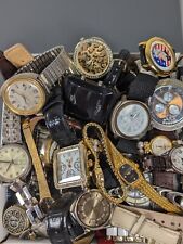 10 Pounds 1.2 ounce Watch Lot For Parts Repair Non Working VTG to Modern picture