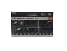 Enbrighten 12bulb 110ft Bronze Outdoor LED Color Changing Landscape Path Lights picture