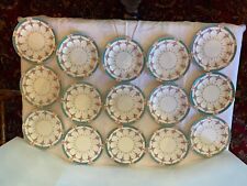 Antique China Minton Persian Rose Set of 15 Lunch Plates 9” England Mintons picture