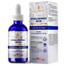 Hyaluronic Acid Anti-aging Serum for Face - 100% Pure Medical Formula - 2oz picture