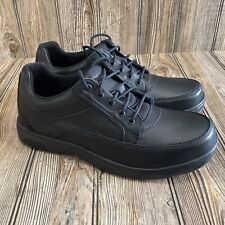NEW Dunham Midland Shoes Oxford Leather Waterproof Black 8500BK Mens Size 12 4E picture