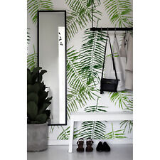 Non-woven wallpaper Palm Leafs Traditional Floral  Home Decor picture