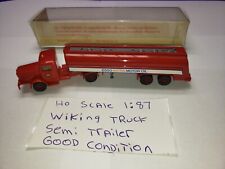 Wiking 1:87 HO SCALE TRUCK TRACTOR TRAILER SEMI VINTAGE OPEN BOX GOOD CONDITION  picture