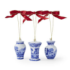 Spode Blue Italian Mini Urn Ornaments, Set of 3 | 2.8” x 2” x 1.5” picture