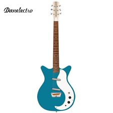 Danelectro Stock '59 Double Cutaway Shorthorn Aquamarine Electric Guitar picture