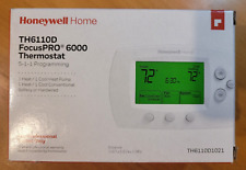 Honeywell TH6110D1021 FocusPRO 6000 Programmable Thermostat 5-1-1 picture