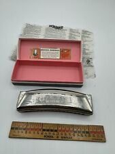 Vintage Unsere Lieblinge M Hohner Harmonica W/Original Box & wrap 6195/32 KEY C picture