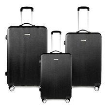 3Pcs Luggage Set Expandable Hard Sided Travel Suitcases Lightweight 3 picture