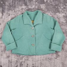Vintage Maralyce Ferree Fleece Jacket Coat Womens Medium Green USA Made Outdoor picture