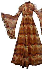 Boho Dress Hippie 1960s Vintage CLOTHES BY SAMUEL SHERMAN London Treasure Domes picture