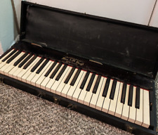 Antique Portable Practice Piano Manufactured by Mrs A. M.  Virgil, New York picture