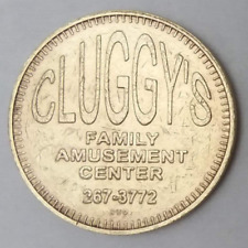 Cluggy's Family Amusement Center Arcade Game Token 24mm picture