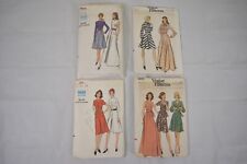 Vintage Vogue Couturier and Basic Sewing Pattern LOT of 4 Dresses Size 14 picture