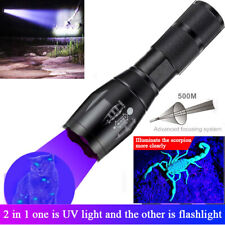 Super Bright 120000lm UV Torch Ultra Violet Flashlight Blacklight Light Lamp LED picture