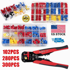 102/300PCS Car Wire Assorted Insulated Electrical Connectors Crimp Terminals Kit picture