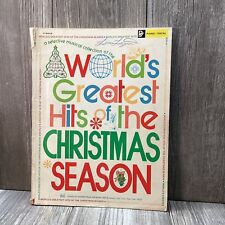 VINTAGE World's Greatest Hits of the Christmas Season Piano/Vocal Charles Hansen picture