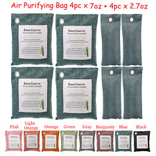 8pc Bamboo Charcoal Natural Air Purifying Bag Room & Car air freshener 7oz+2.7oz picture