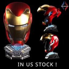 IN US STOCK Iron Man Mk50 Friday Helmet 1/1 wearable Helmet Cosplay LED Gift TOY picture