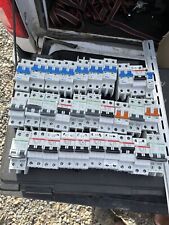 Huge Lot Of 36  Miniature Circuit Breakers DIN Mount And Panel picture