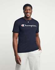 Champion T-Shirt Tee Men's Script Logo Jersey Tee Short Sleeve Authentic Classic picture