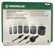 Greenlee 830 Variable Pitch Hole Saw Set 7/8”- 2-1/2” Saws for 1/2”- 2” Conduit picture