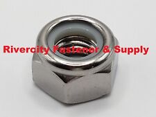 M4-0.7 Stainless Nylon Insert Lock Stop Nuts 4mm x .7 Nut nylock M4x.7 picture