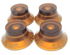 True Custom Shop®Vintage Style Amber Embossed Top Hat Knobs For Gibson Les Paul picture