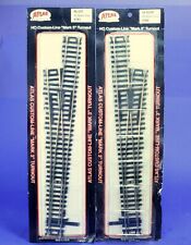 Set of 2 Atlas Custom Line HO Scale NiSi LH & RH #6 Manual Switch Tracks 283 284 picture