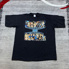 VTG Rock N Roll Shirt XL Black 1994 Y2K Elton Hendrix Brown Beatles Clemente Men picture