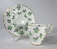 AYNSLEY BONE CHINA SCOTTISH THISTLE CUP & SAUCER SET picture
