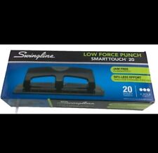 Swingline 3 Hole Punch Smarttouch 20 Sheet Capacity Low Force Jam Free  picture