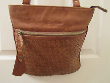 Anonimo Fiorentino Woven Leather Shoulder Bag/Crossbody/Purse Adjustable Italy picture
